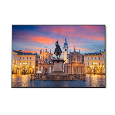 Quadro Stampa su Tela Piazza San Carlo, Torino - CupidoDesign