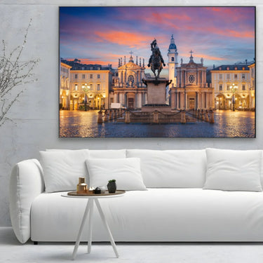 Quadro Stampa su Tela Piazza San Carlo, Torino - CupidoDesign