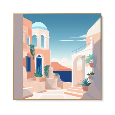 Quadro Stampa su Tela Piazzetta - CupidoDesign