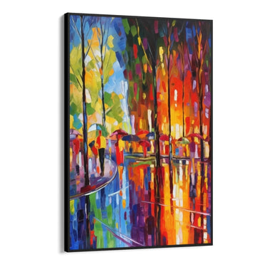 Quadro Stampa su Tela Pioggia di colori - CupidoDesign