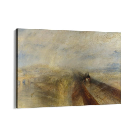 Quadro Stampa su Tela Pioggia, vapore, e velocità, William Turner - CupidoDesign