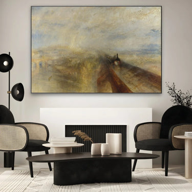 Quadro Stampa su Tela Pioggia, vapore, e velocità, William Turner - CupidoDesign