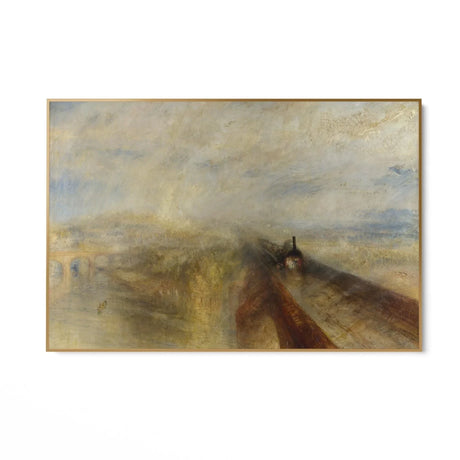 Quadro Stampa su Tela Pioggia, vapore, e velocità, William Turner - CupidoDesign
