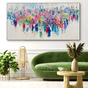 Quadro Stampa su Tela Pluralità colorata - CupidoDesign