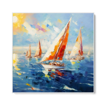 Quadro Stampa su Tela Pomeriggio colorato - CupidoDesign