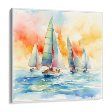 Quadro Stampa su Tela Pomeriggio marino - CupidoDesign