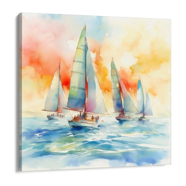 Quadro Stampa su Tela Pomeriggio marino - CupidoDesign