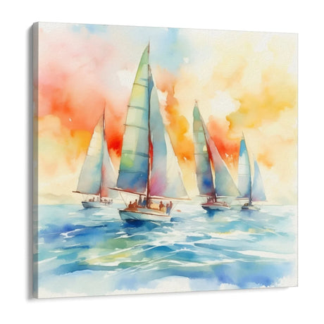 Quadro Stampa su Tela Pomeriggio marino - CupidoDesign