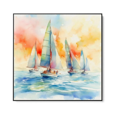 Quadro Stampa su Tela Pomeriggio marino - CupidoDesign