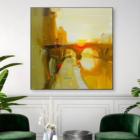Quadro Stampa su Tela Ponte di Luce - CupidoDesign