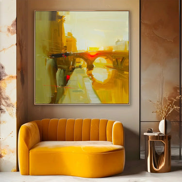 Quadro Stampa su Tela Ponte di Luce - CupidoDesign