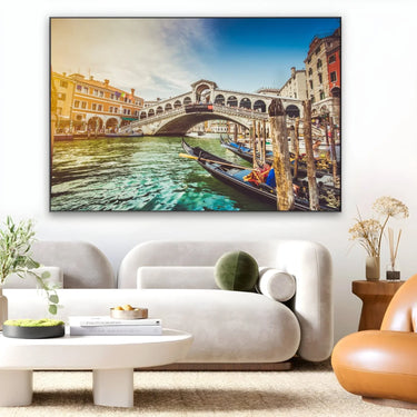 Quadro Stampa su Tela Ponte di Rialto, Venezia - CupidoDesign