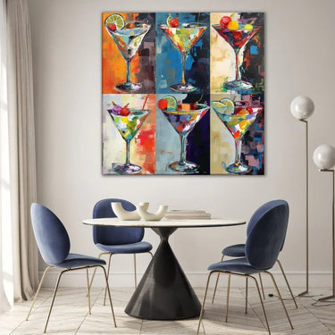 Quadro Stampa su Tela Pop Martini - CupidoDesign