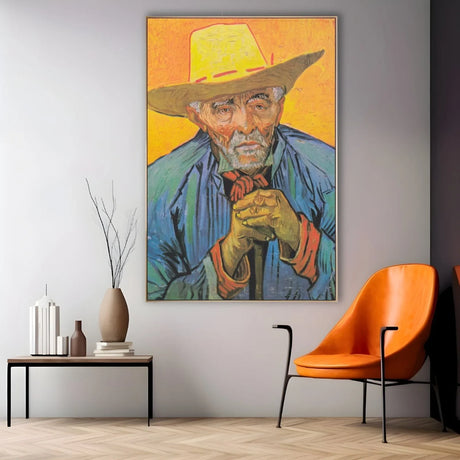 Quadro Stampa su Tela Portrait of Patience Escalier, Vincent Van Gogh - CupidoDesign