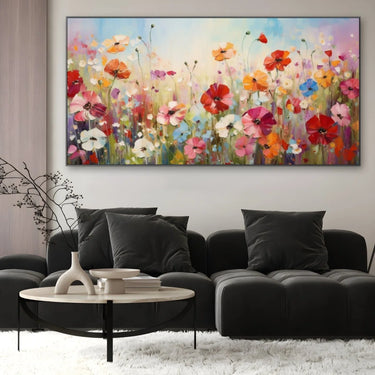 Quadro Stampa su Tela Prati di Primavera - CupidoDesign