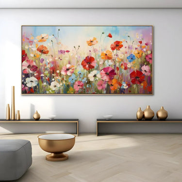 Quadro Stampa su Tela Prati di Primavera - CupidoDesign