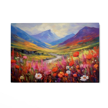 Quadro Stampa su Tela Prato Fiabesco - CupidoDesign