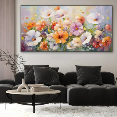 Quadro Stampa su Tela Prato Primaverile - CupidoDesign