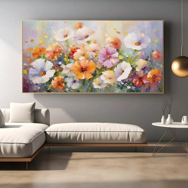 Quadro Stampa su Tela Prato Primaverile - CupidoDesign