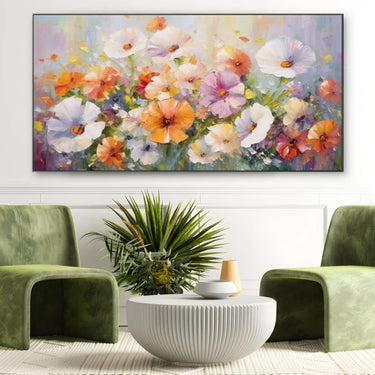 Quadro Stampa su Tela Prato Primaverile - CupidoDesign
