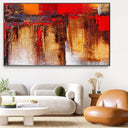 Quadro Stampa su Tela Prezioso Astratto 120x80cm - CupidoDesign