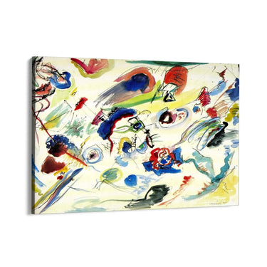 Quadro Stampa su Tela Primo acquerello astratto, Wassily Kandinsky - CupidoDesign