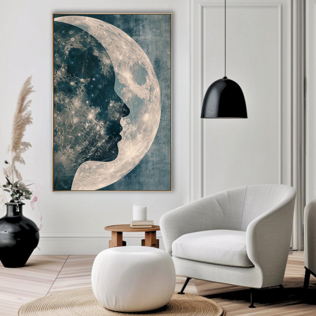 Profilo di luna - CupidoDesign