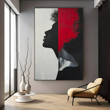 Quadro Stampa su Tela Profilo Incantato - CupidoDesign