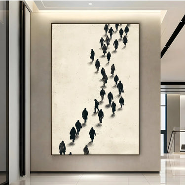 Quadro Stampa su Tela Profondo Silenzio - CupidoDesign