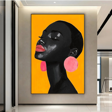 Quadro Stampa su Tela Promessa tra le labbra - CupidoDesign