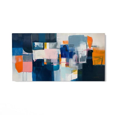 Quadro Stampa su Tela Prospettive blu - CupidoDesign