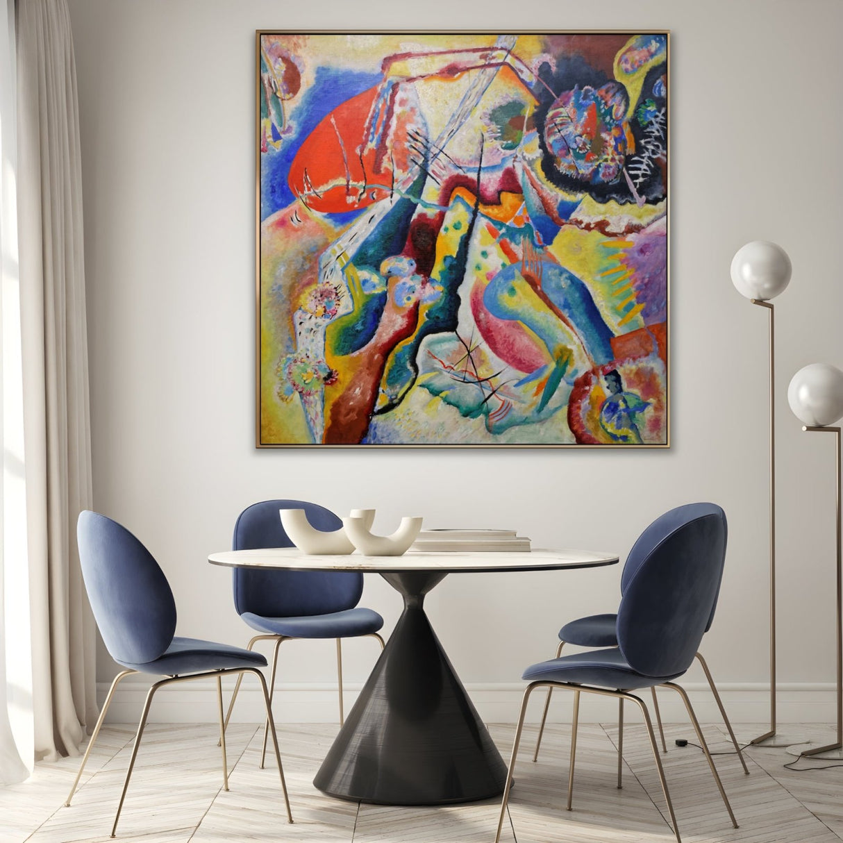 Quadro con macchia rossa, Vassily Kandinsky - CupidoDesign