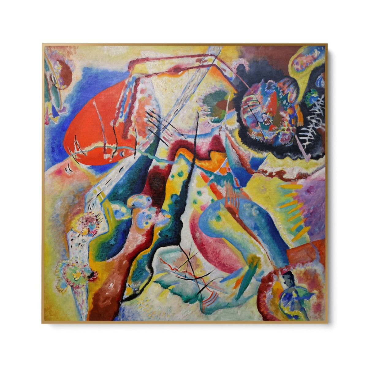 Quadro con macchia rossa, Vassily Kandinsky - CupidoDesign