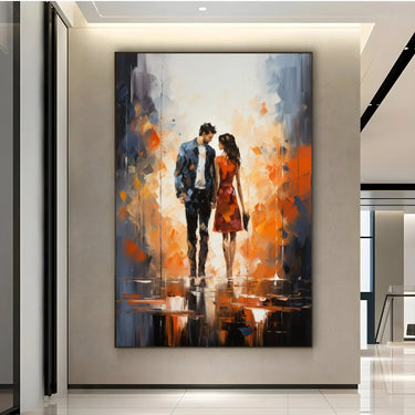 Quadro Stampa su Tela Questione di Sguardi - CupidoDesign
