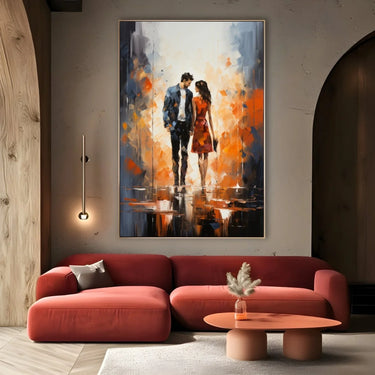 Quadro Stampa su Tela Questione di Sguardi - CupidoDesign