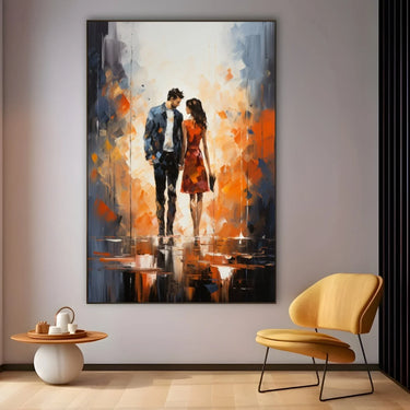Quadro Stampa su Tela Questione di Sguardi - CupidoDesign
