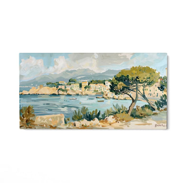 Quadro Stampa su Tela Racconti di Porto Cervo, Sardegna - CupidoDesign