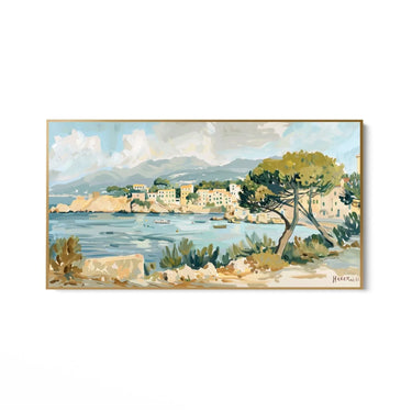 Quadro Stampa su Tela Racconti di Porto Cervo, Sardegna - CupidoDesign
