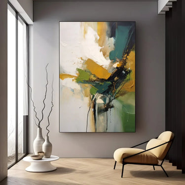 Quadro Stampa su Tela Radiosità Verde - CupidoDesign