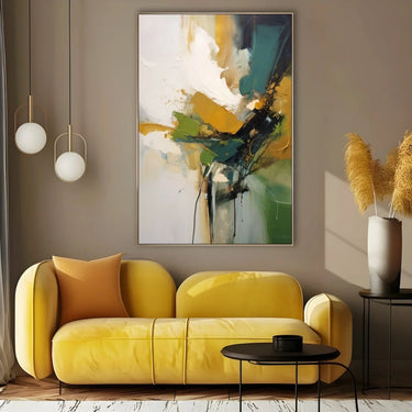 Quadro Stampa su Tela Radiosità Verde - CupidoDesign