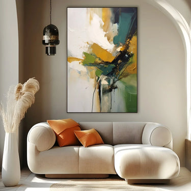 Quadro Stampa su Tela Radiosità Verde - CupidoDesign