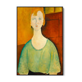 Fată într-o bluză verde, Amedeo Modigliani