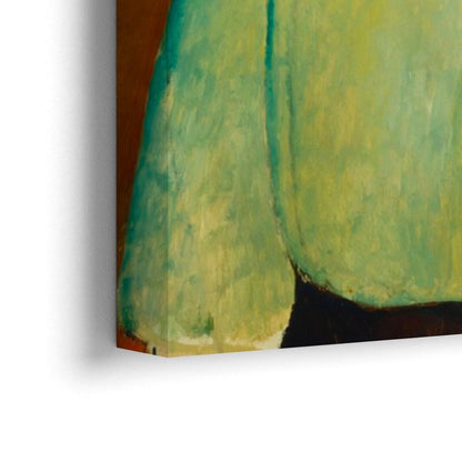 Meisje in een groene blouse, Amedeo Modigliani