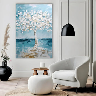 Quadro Stampa su Tela Rami di Seta - CupidoDesign