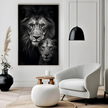 Quadro Stampa su Tela Re e principe - CupidoDesign