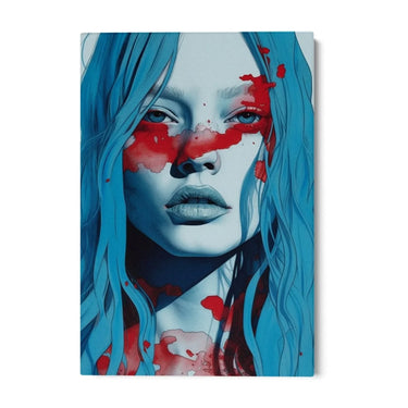 Quadro Stampa su Tela Red Ink - CupidoDesign