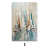 Abstract regatta