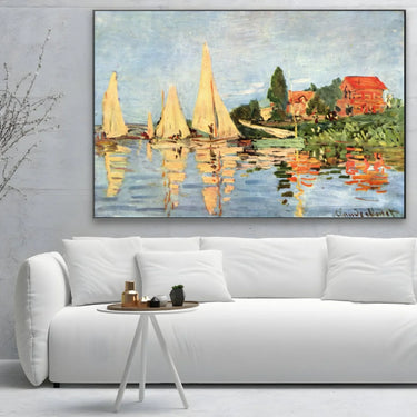 Quadro Stampa su Tela Regate ad Argenteuil - Claude Monet - CupidoDesign