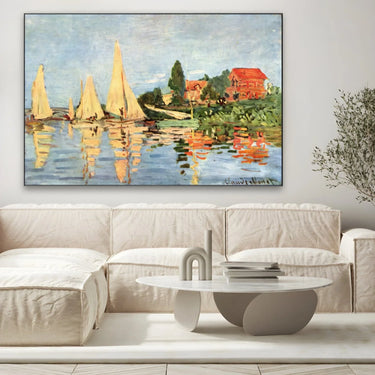Quadro Stampa su Tela Regate ad Argenteuil - Claude Monet - CupidoDesign