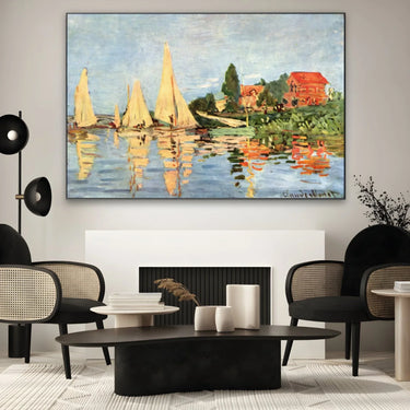 Quadro Stampa su Tela Regate ad Argenteuil - Claude Monet - CupidoDesign